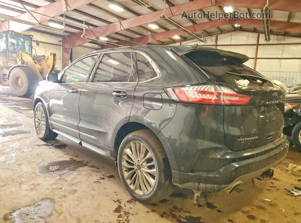 2FMPK4K90NBA29253 2022 FORD EDGE Blue Trasero izquierdo