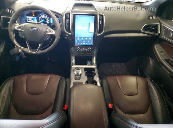 2FMPK4K90NBA29253 2022 FORD EDGE Blue Vista del salpicadero
