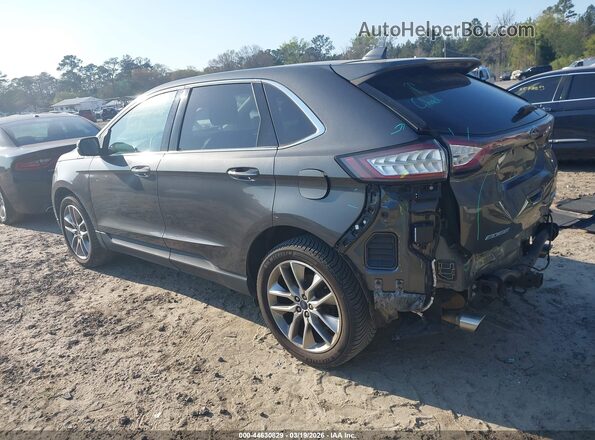 2FMPK4K91JBB19313 2018 FORD EDGE Gray Trasero izquierdo