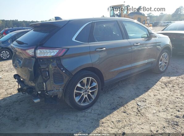 2FMPK4K91JBB19313 2018 FORD EDGE Gray Trasero derecho