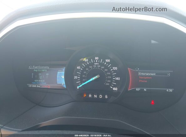 2FMPK4K91JBB19313 2018 FORD EDGE Gray Vista de los asientos traseros