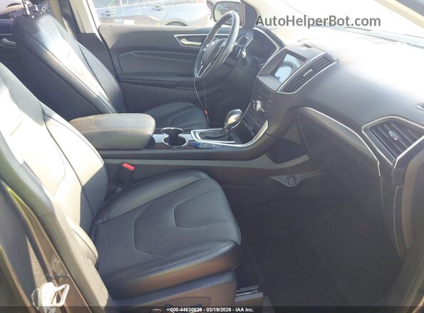 2FMPK4K91JBB19313 2018 FORD EDGE Gray Vista interior delantera