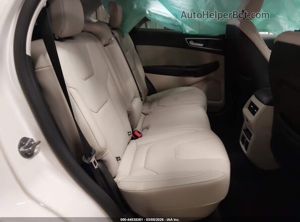 2FMPK4K91KBC00376 2019 FORD EDGE White Widok naklejki z numerem VIN