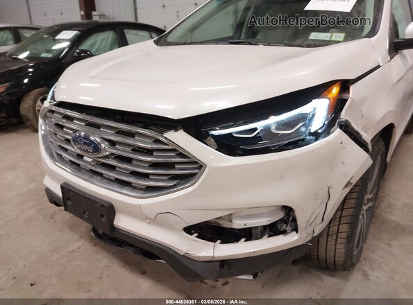 2FMPK4K91KBC00376 2019 FORD EDGE White Widok z przodu