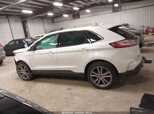 2FMPK4K91KBC00376 2019 FORD EDGE White Widok wnętrza 360 stopni