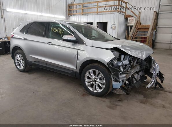 2FMPK4K92RBA01136 2024 FORD EDGE Silver Przód prawy
