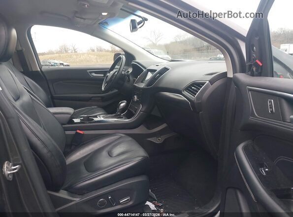 2FMPK4K93HBB80723 2017 FORD EDGE Серый Вид салона спереди