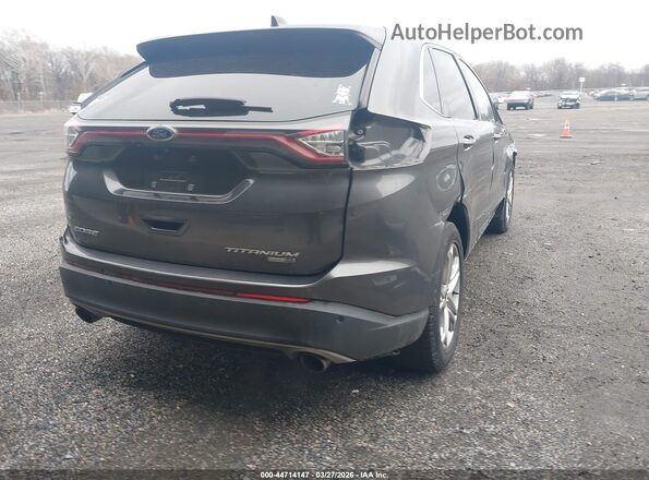 2FMPK4K93HBB80723 2017 FORD EDGE Серый Вид спереди