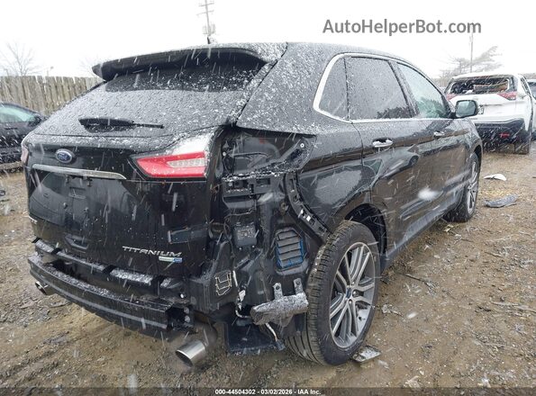 2FMPK4K93KBB74072 2019 FORD EDGE Черный Задняя правая четверть
