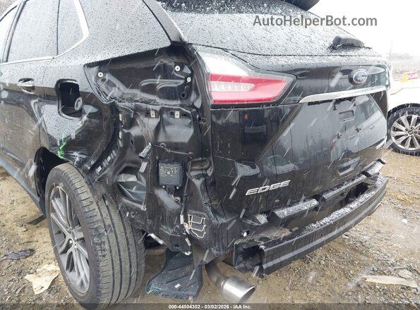 2FMPK4K93KBB74072 2019 FORD EDGE Черный Вид спереди
