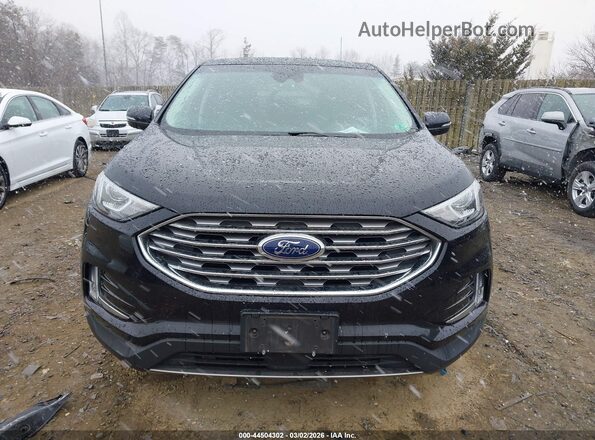 2FMPK4K93KBB74072 2019 FORD EDGE Черный Вид щитка приборов