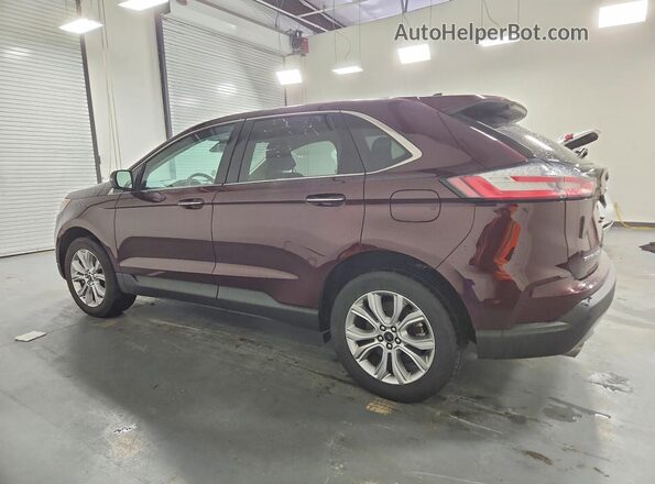 2FMPK4K93RBA89100 2024 FORD EDGE Maroon უკანა მარცხენა