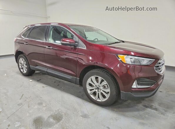 2FMPK4K93RBA89100 2024 FORD EDGE Maroon წინა მარჯვენა