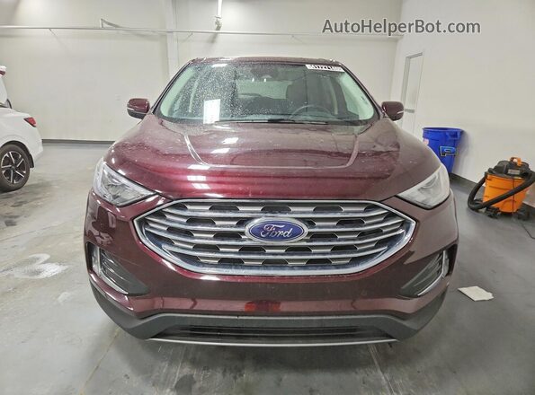 2FMPK4K93RBA89100 2024 FORD EDGE Maroon წინა ხედი