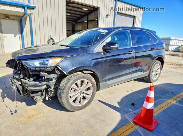 2FMPK4K94PBA19389 2023 FORD EDGE Black Передня ліва чверть