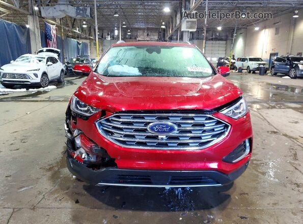 2FMPK4K94PBA42963 2023 FORD EDGE Красный Вид спереди
