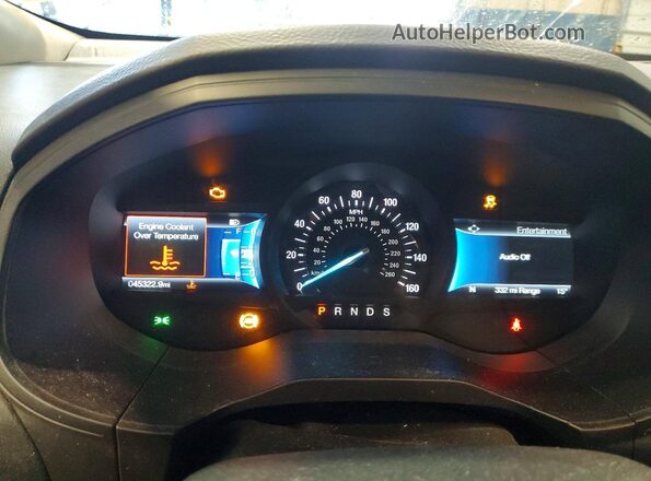 2FMPK4K94PBA42963 2023 FORD EDGE Красный Вид щитка приборов