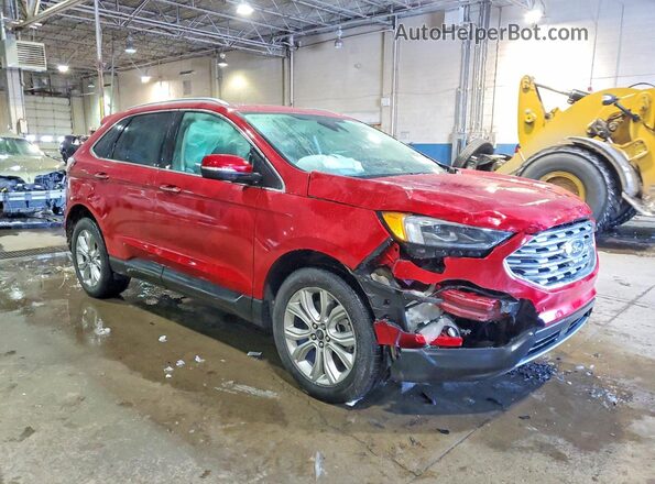2FMPK4K94PBA42963 2023 FORD EDGE Красный Передняя правая четверть