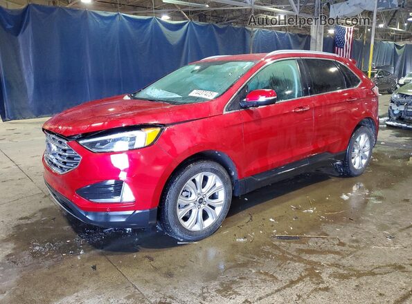 2FMPK4K94PBA42963 2023 FORD EDGE Красный Передняя левая четверть