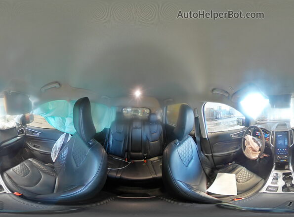 2FMPK4K94PBA42963 2023 FORD EDGE Красный Панорамный вид салона 360°