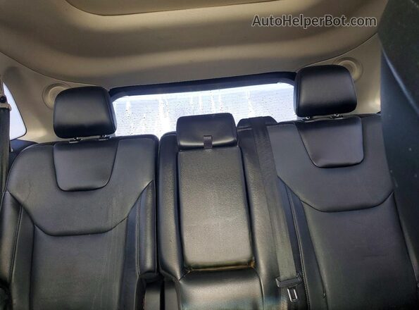 2FMPK4K95HBB89892 2017 FORD EDGE Черный Вид задних сидений