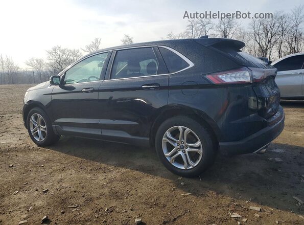 2FMPK4K95HBB89892 2017 FORD EDGE Черный Задняя левая четверть
