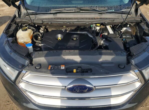 2FMPK4K95HBB89892 2017 FORD EDGE Черный Вид подкапотного пространства