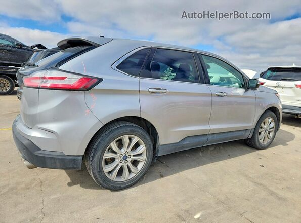2FMPK4K95NBA08902 2022 FORD EDGE Silver Tył prawy