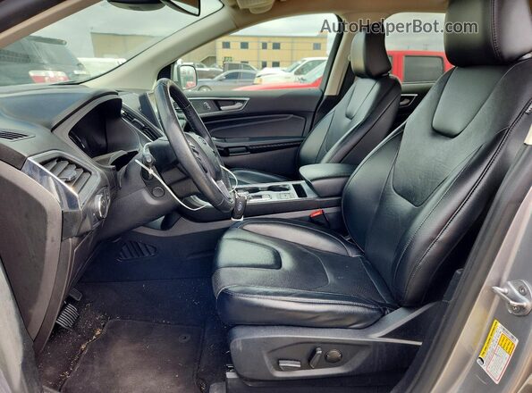 2FMPK4K95NBA08902 2022 FORD EDGE Silver Widok wnętrza z przodu