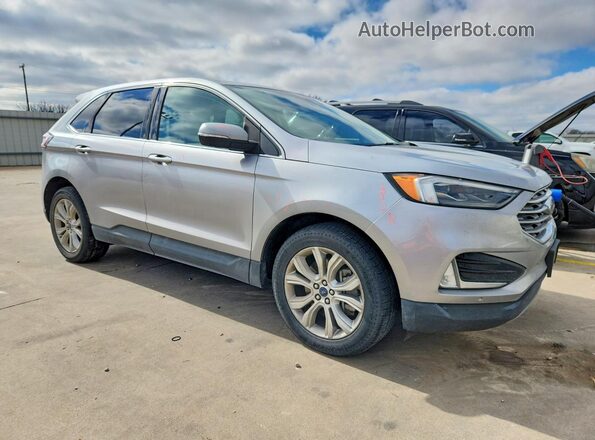 2FMPK4K95NBA08902 2022 FORD EDGE Silver Przód prawy