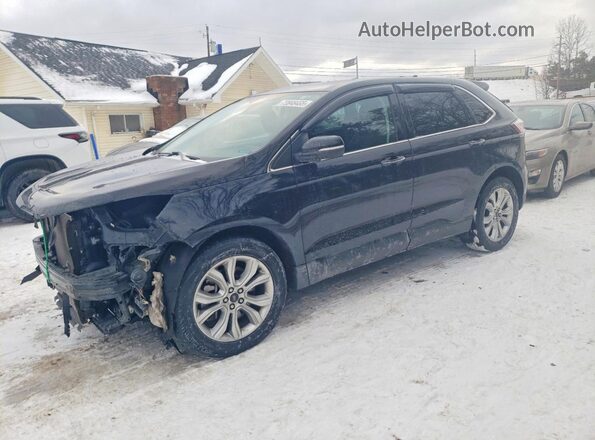 2FMPK4K95PBA45418 2023 FORD EDGE Black Przód lewy