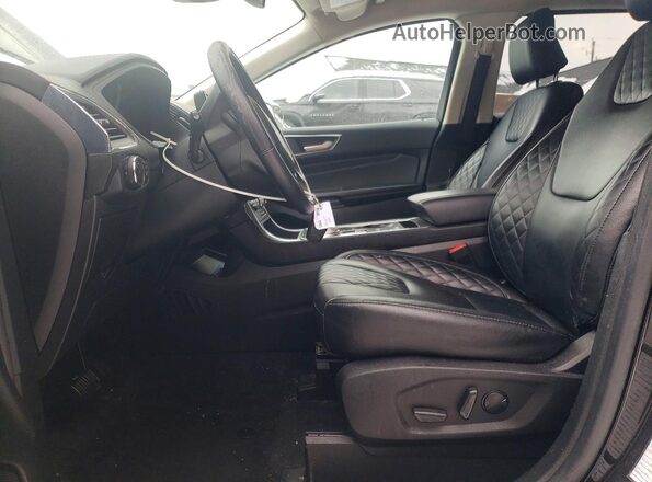 2FMPK4K95PBA45418 2023 FORD EDGE Black Widok wnętrza z przodu