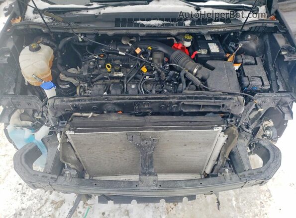 2FMPK4K95PBA45418 2023 FORD EDGE Black Widok komory silnika
