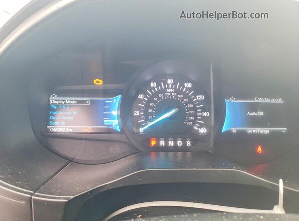2FMPK4K95PBA45418 2023 FORD EDGE Black Widok zestawu wskaźników