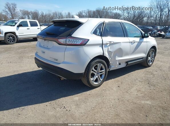 2FMPK4K96HBB90856 2017 FORD EDGE Белый Задняя правая четверть