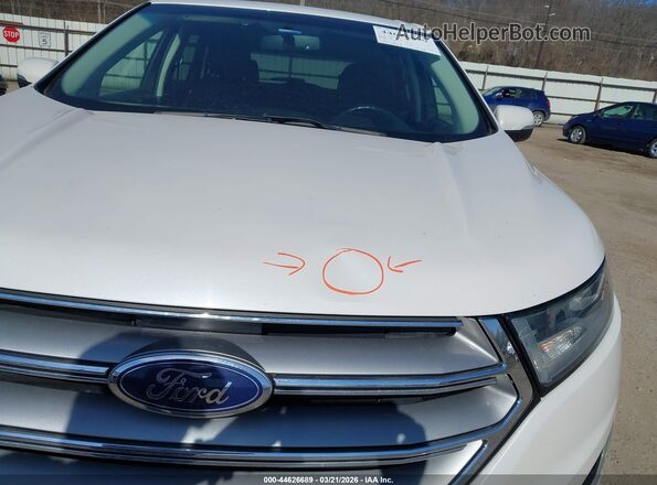 2FMPK4K96HBB90856 2017 FORD EDGE Белый Вид спереди