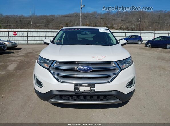 2FMPK4K96HBB90856 2017 FORD EDGE Белый Вид щитка приборов