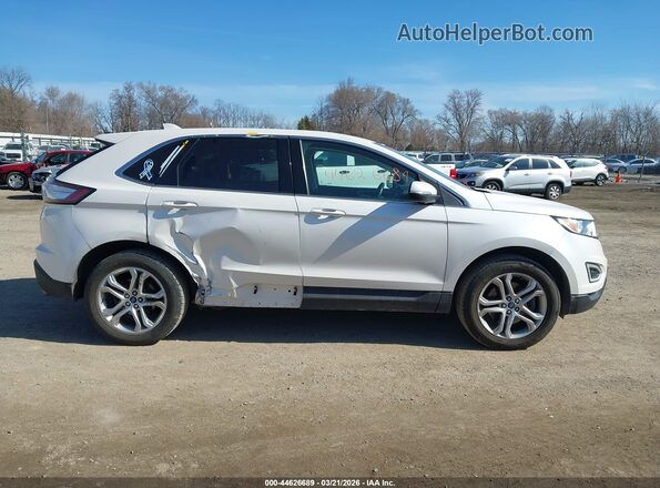 2FMPK4K96HBB90856 2017 FORD EDGE Белый Вид задней части салона