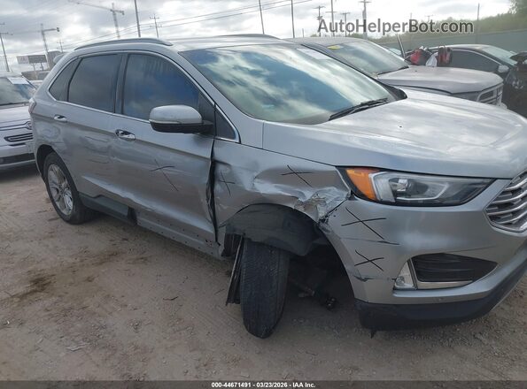 2FMPK4K96LBA72296 2020 FORD EDGE Silver Widok z przodu
