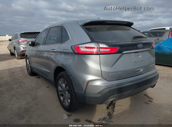 2FMPK4K96LBA72296 2020 FORD EDGE Silver Tył lewy