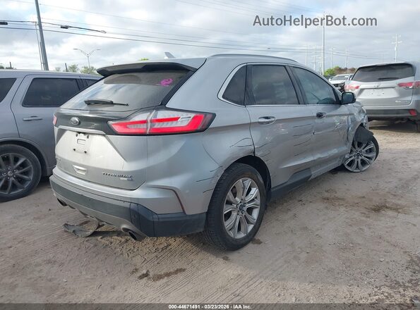2FMPK4K96LBA72296 2020 FORD EDGE Silver Tył prawy