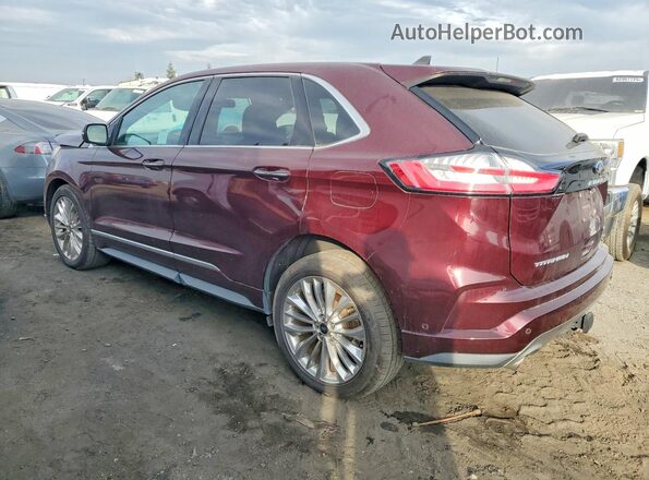 2FMPK4K96NBA22016 2022 FORD EDGE Burgundy Հետևի ձախ
