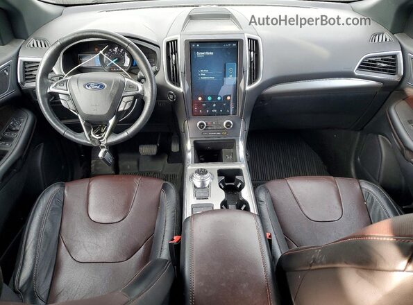 2FMPK4K96NBA22016 2022 FORD EDGE Burgundy Առջևի վահանակի տեսք
