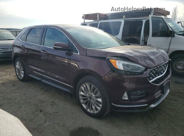 2FMPK4K96NBA22016 2022 FORD EDGE Burgundy Առջևի աջ