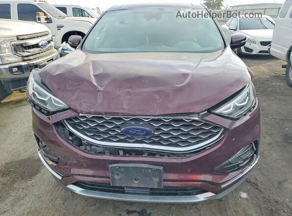2FMPK4K96NBA22016 2022 FORD EDGE Burgundy Դիմացի տեսք