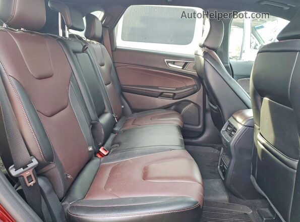 2FMPK4K96NBA22016 2022 FORD EDGE Burgundy Հետևի նստատեղերի տեսք