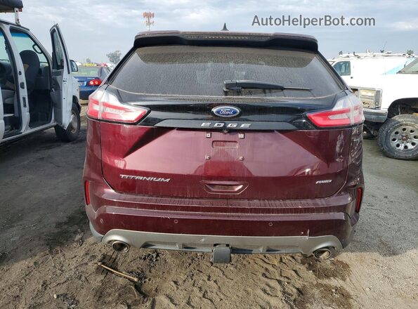 2FMPK4K96NBA22016 2022 FORD EDGE Burgundy Հետևի տեսք