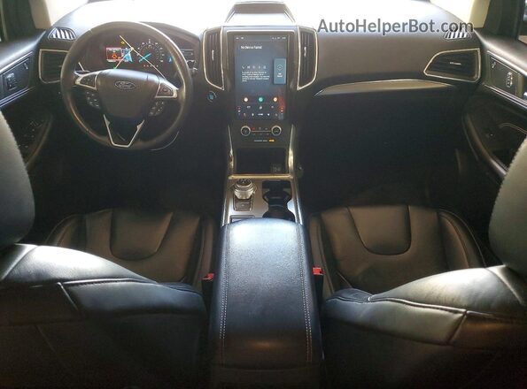 2FMPK4K98NBA94528 2022 FORD EDGE Black Вид панелі приладів