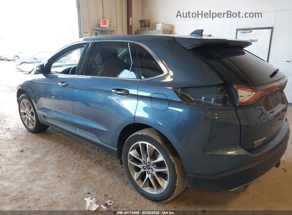 2FMPK4K99JBC43779 2018 FORD EDGE Синий Задняя левая четверть
