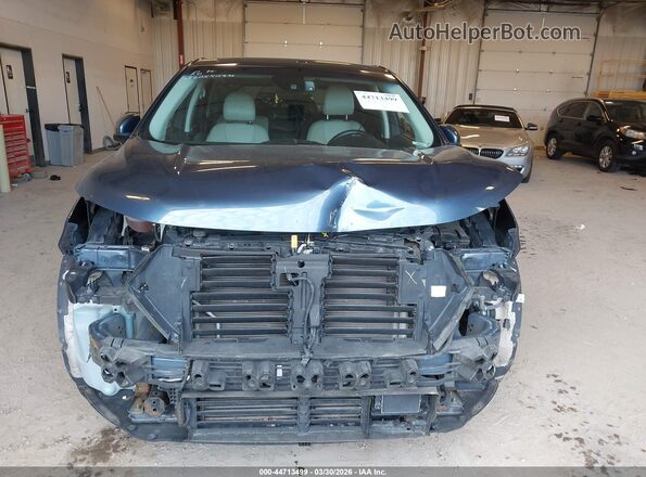 2FMPK4K99JBC43779 2018 FORD EDGE Синий Вид щитка приборов